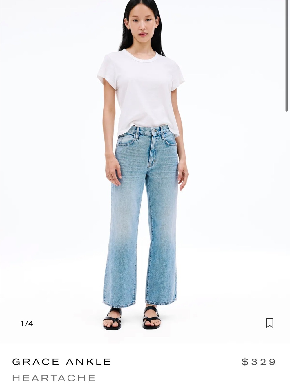Slvrlake jeans Grace Ankle size 26